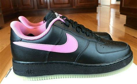 Nike By You Air Force 1 Black Pink Gum Bottom CT7875 994 .